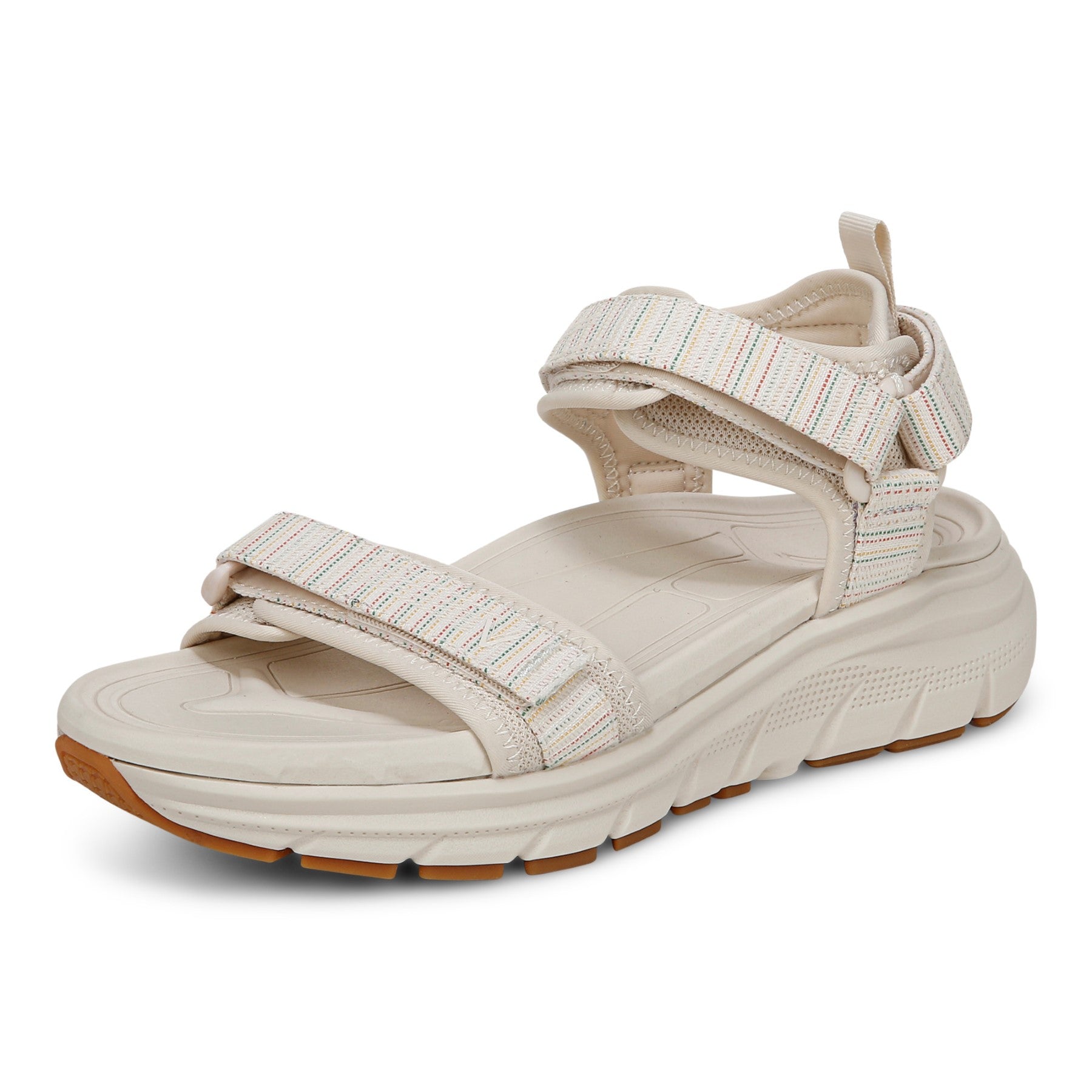 Vionic Walk Max Wanderer womens Quarter/Ankle/T-Strap Sandal - Cream - Left angle