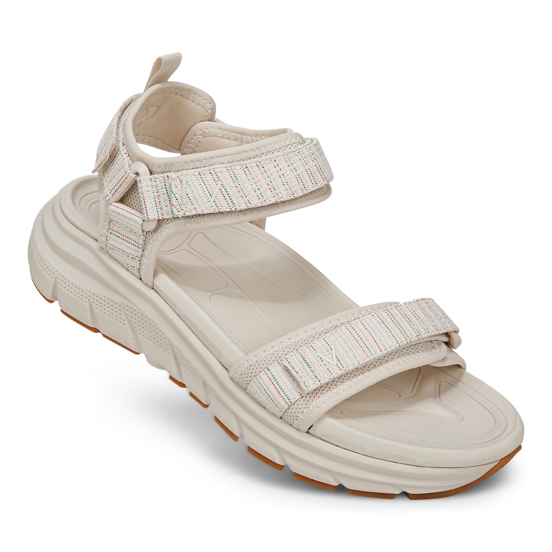 Vionic Walk Max Wanderer womens Quarter/Ankle/T-Strap Sandal - Cream - WMX WANDERER-J3204F1101-CREAM-13fl-med