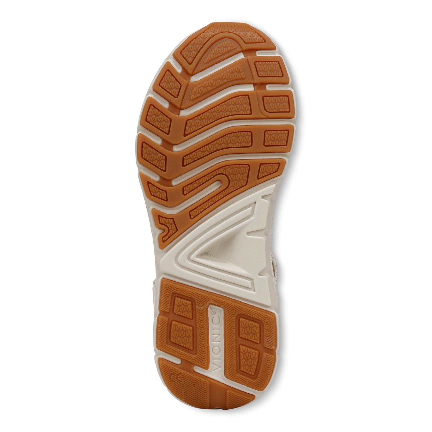 Vionic Walk Max Wanderer womens Quarter/Ankle/T-Strap Sandal - Cream - Bottom