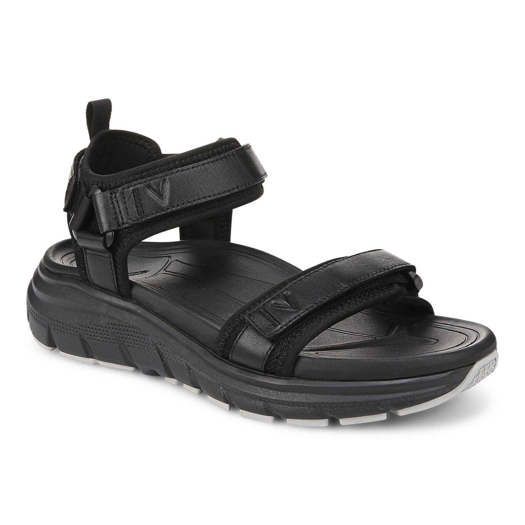 Vionic Walk Max Wanderer Women's Supportive Comfort Sandal in Black