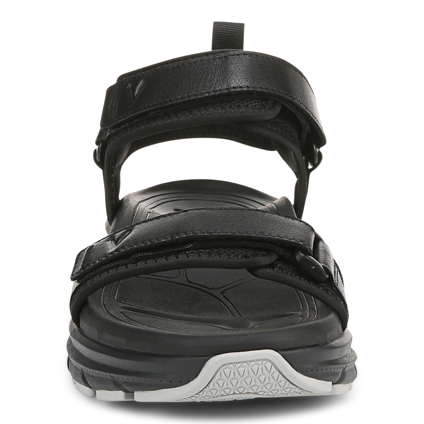 Vionic Walk Max Wanderer womens Quarter/Ankle/T-Strap Sandal - Black - Front