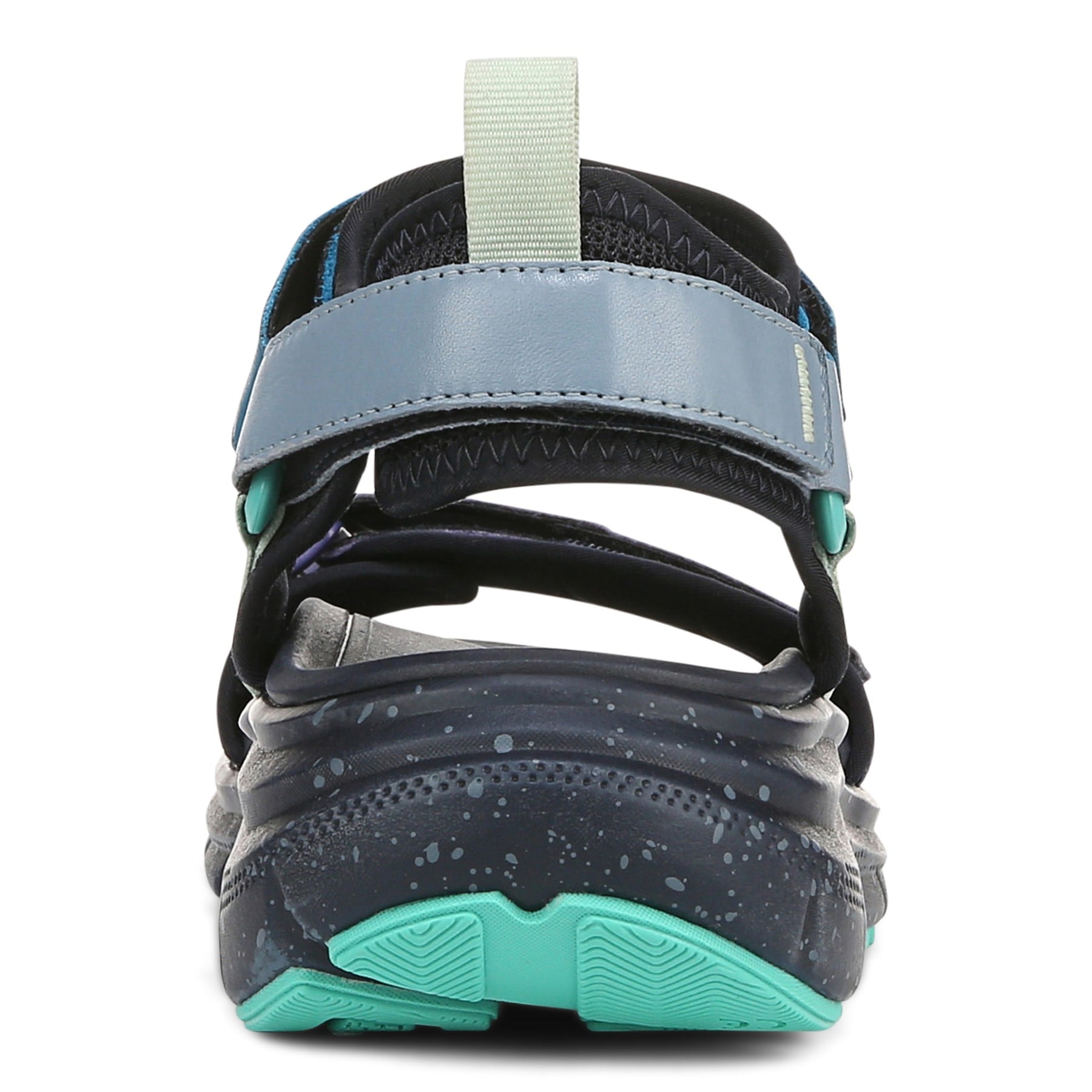 Vionic Walk Max Wanderer womens Quarter/Ankle/T-Strap Sandal - Navy Blazer Multi - Back
