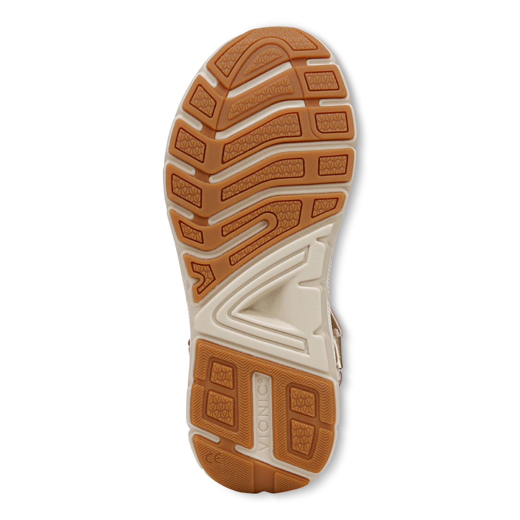 Vionic Walk Max Wanderer Women's Comfort Sandal - Parchment/gold - Unknown View