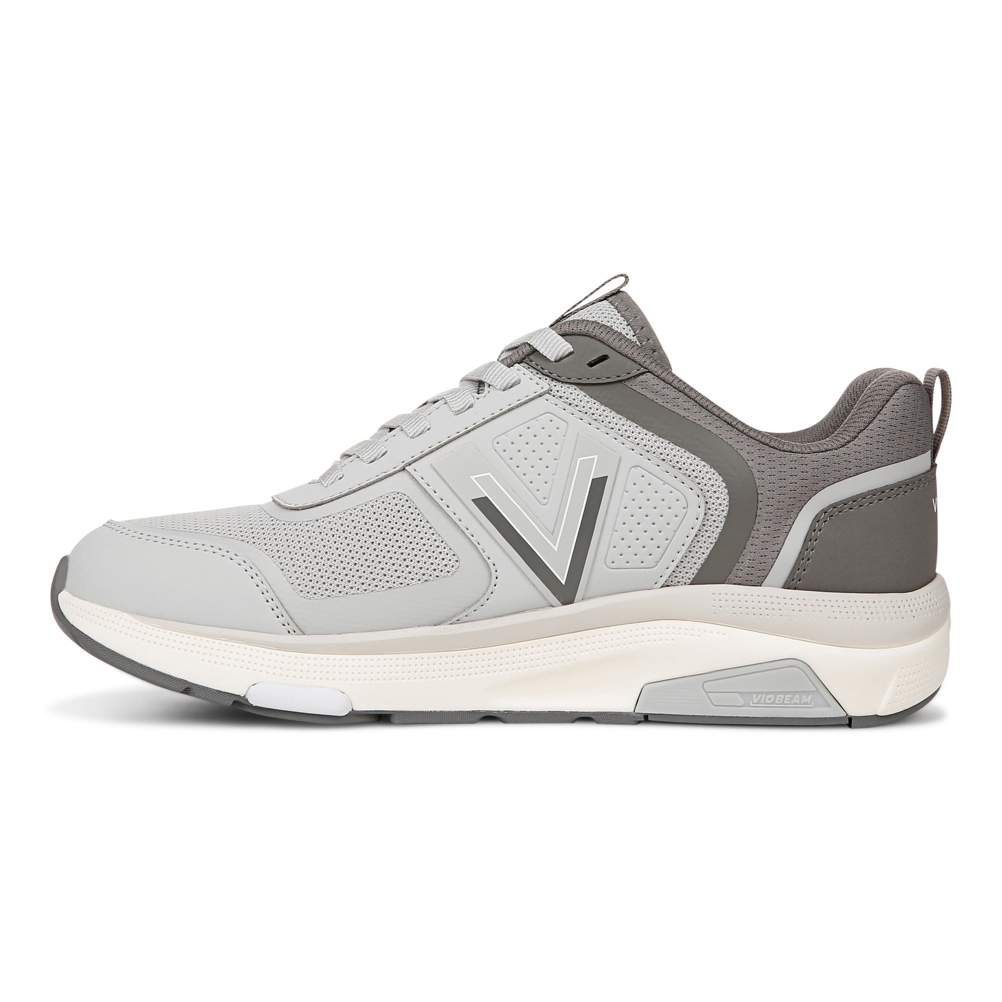 Vionic Walk Strider Women's Performance Walking Shoes - Charcoal Grey - Left Side