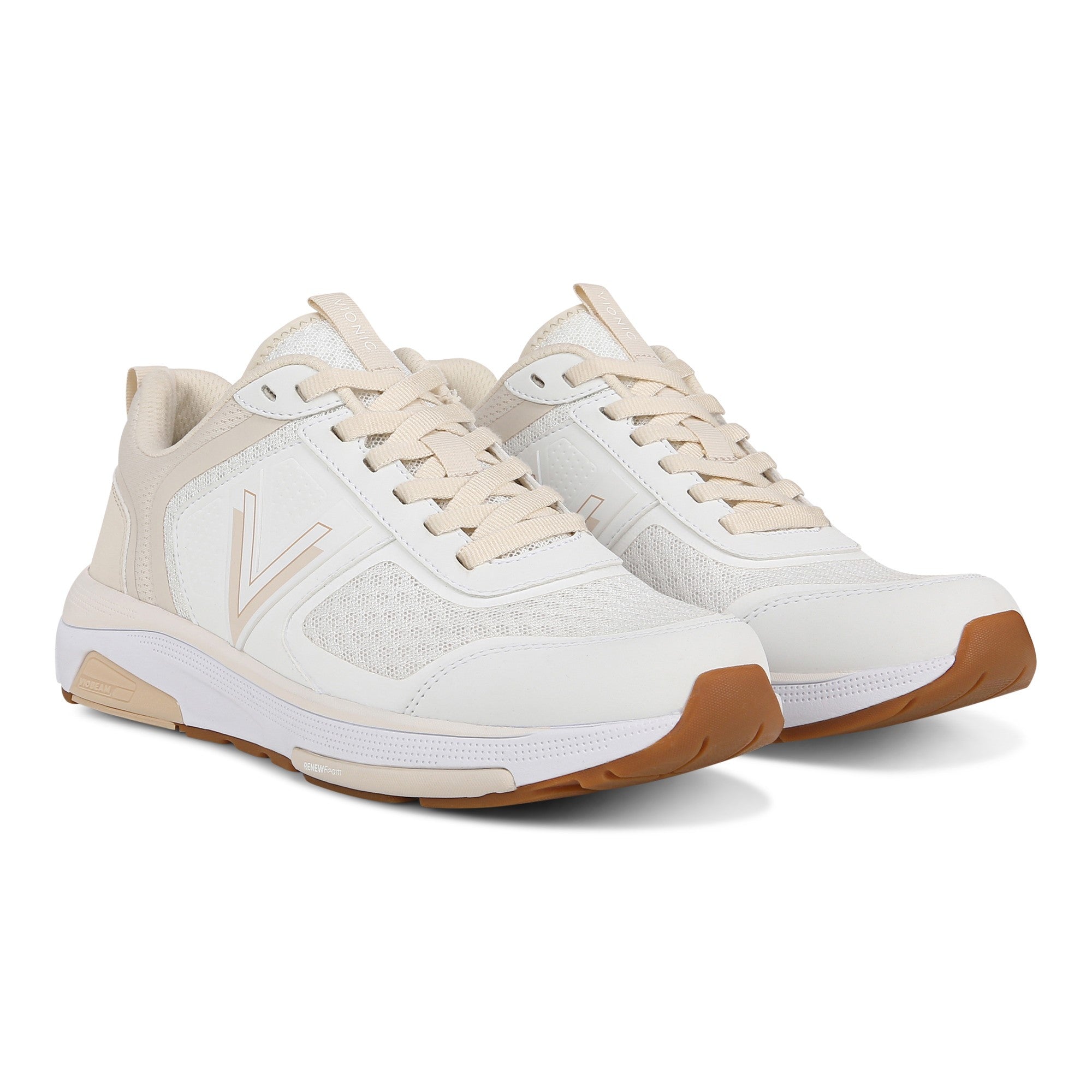Vionic Wstrider 001 Womens Oxford/Lace Up Walking - White/cream - Pair