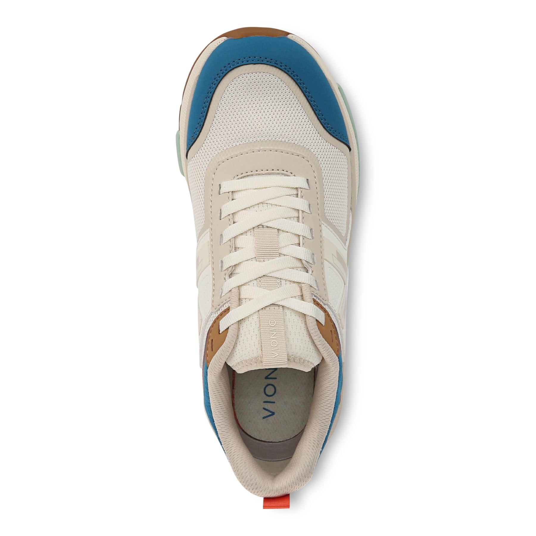 Vionic Walk Strider Women's Performance Walking Shoes - Ivory Multi - Top