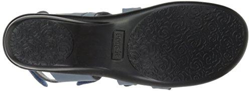 Propet Aurora - Women's Leather Adjustable Sandals - Denim