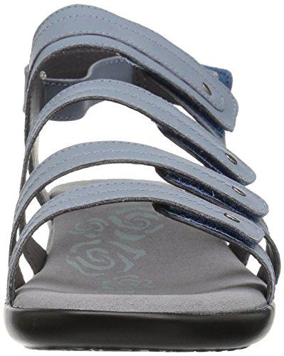 Propet Aurora - Women's Leather Adjustable Sandals - Denim