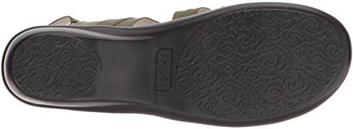 Propet Aurora - Women's Leather Adjustable Sandals - Olive