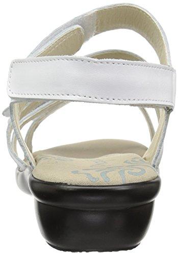 Propet Aurora - Women's Leather Adjustable Sandals - White