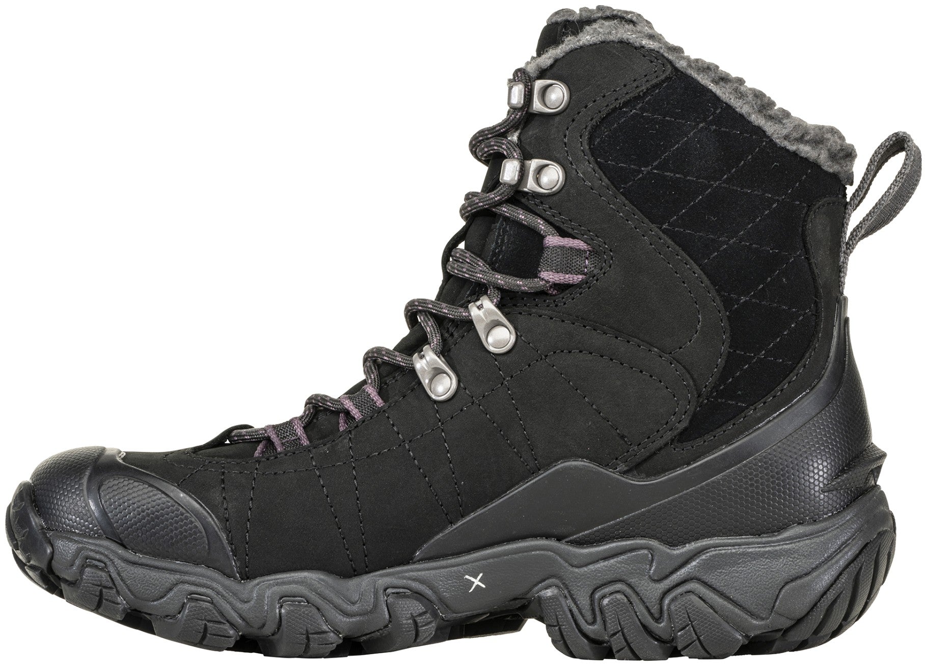 Oboz Bridger 7 Inch Insulated Women's Waterproof Hiker - BlackSea Inside