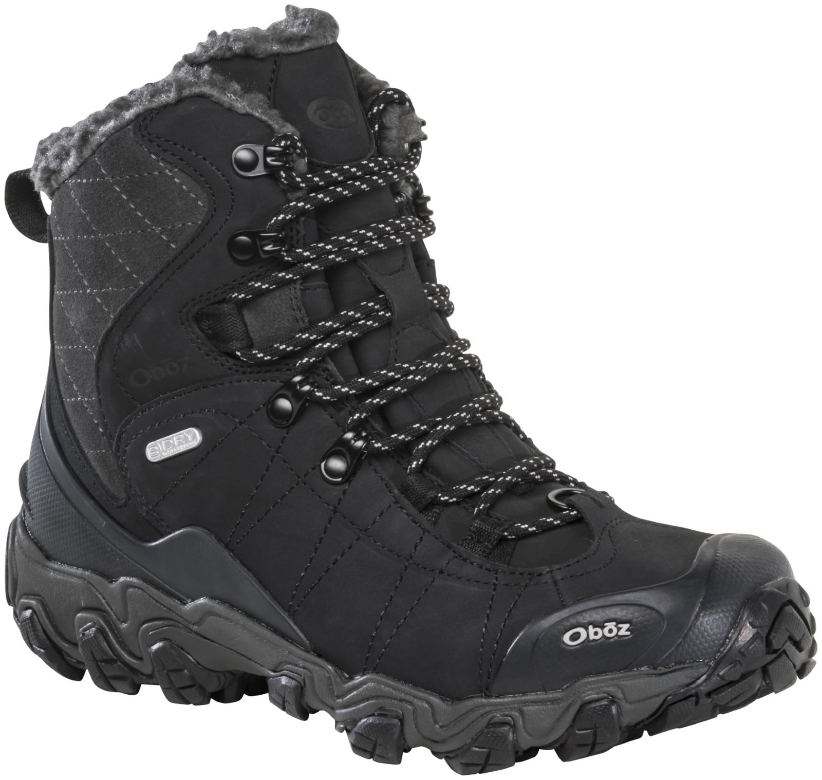 Oboz Bridger 7 Inch Insulated Women's Waterproof Hiker in Black