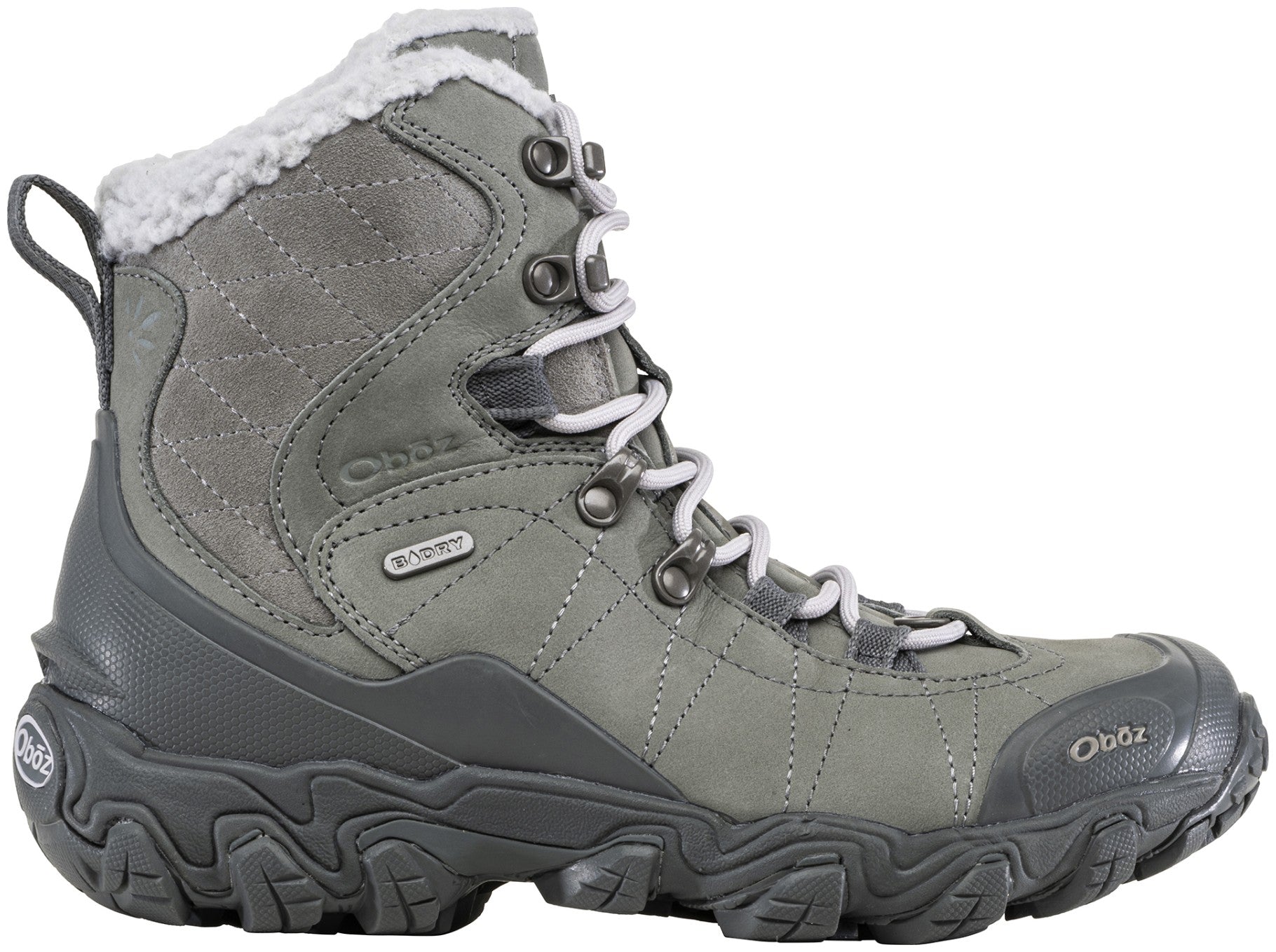 Oboz Bridger 7 Inch Insulated Women's Waterproof Hiker - Forest Shadow Outside