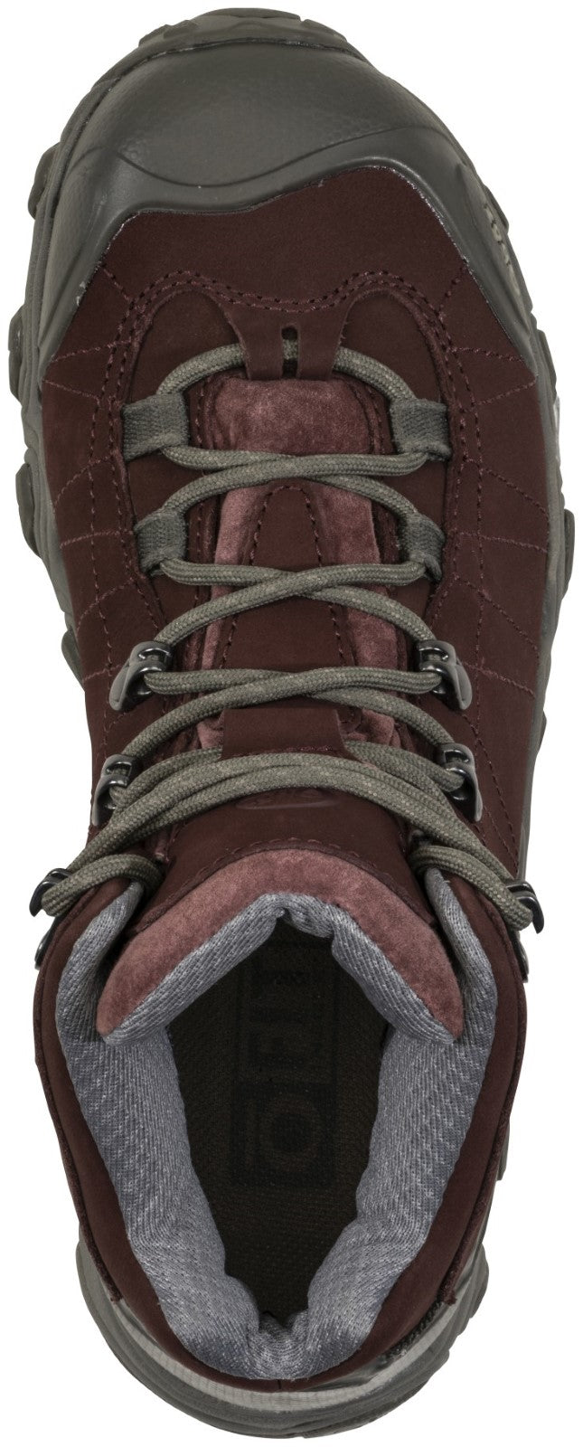 Oboz Bridger Mid Women's Waterproof Hiking Boot - Port Top