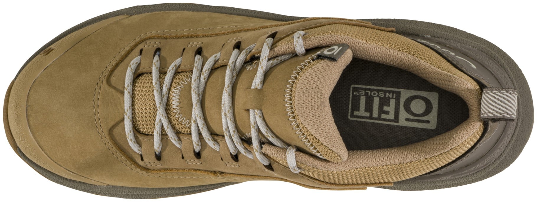 Oboz Women's Cottonwood Low B-dry Waterproof Hiking Shoes - Acorn Top