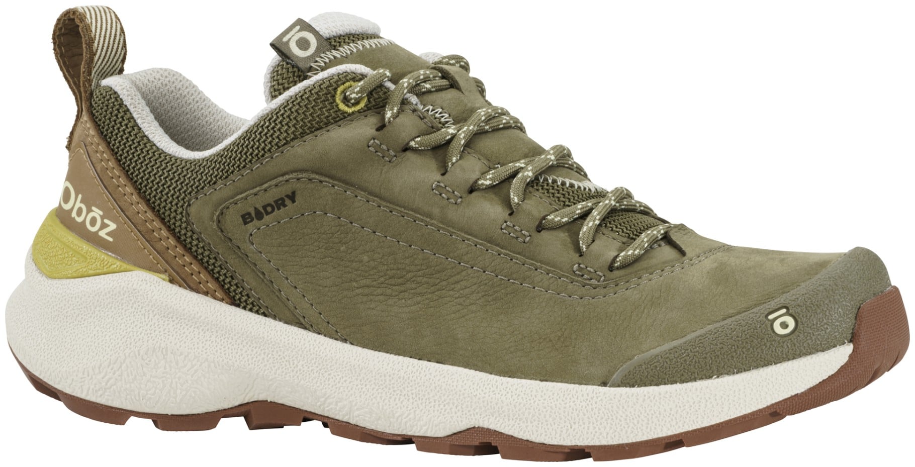 Oboz Women's Cottonwood Low B-dry Waterproof Hiking Shoes - Conifer Angle main