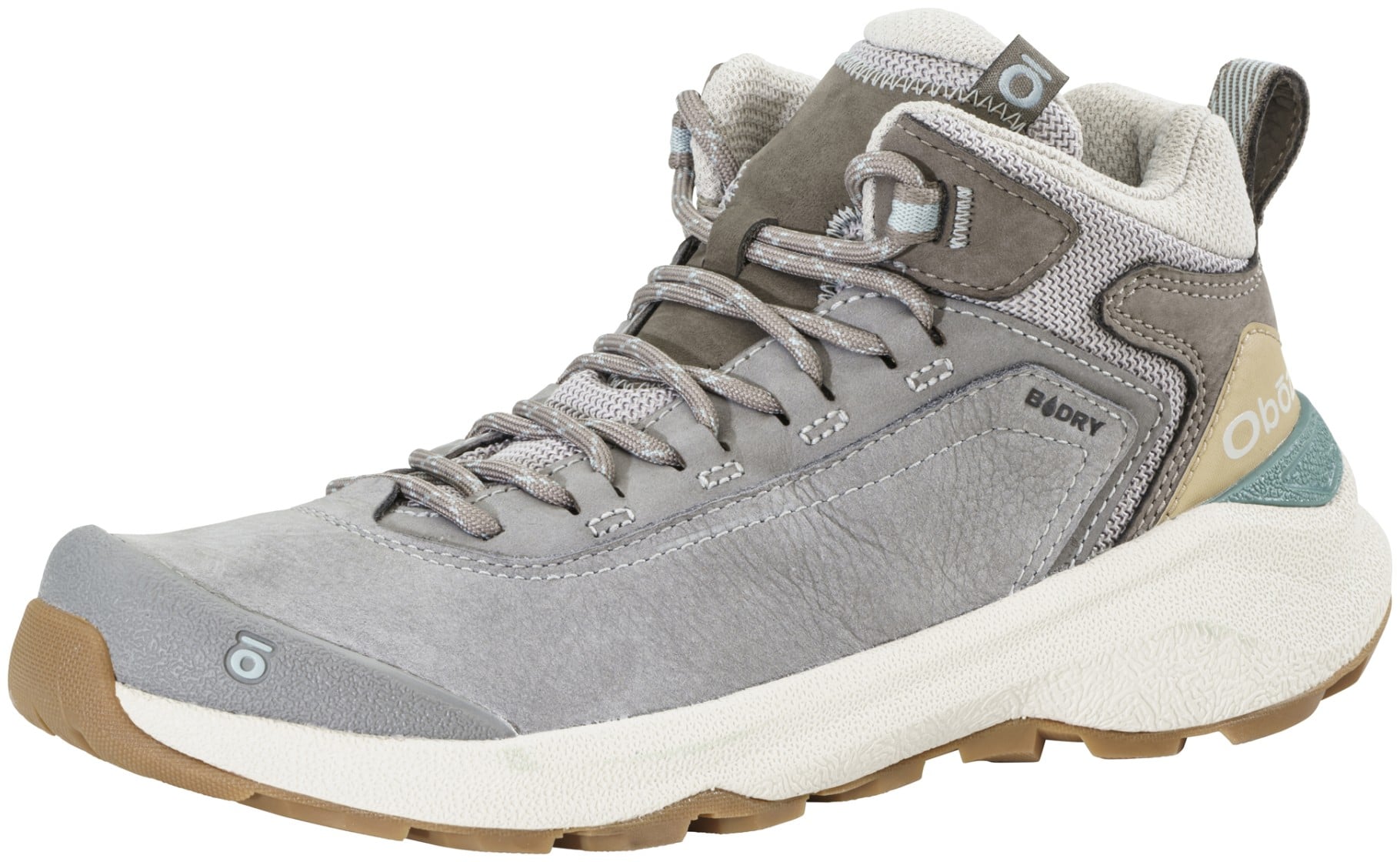 Oboz Women's Cottonwood Mid B-dry Eco-friendly Hiking Boots - Drizzle Angle main