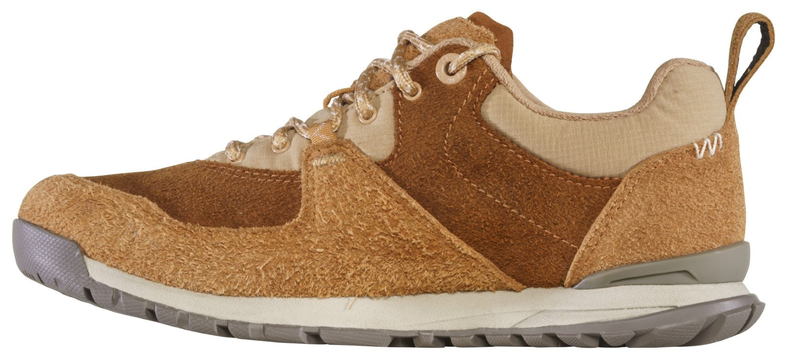 Oboz Women's Emma Low Suede Sneaker. - Amber Sunrise Inside