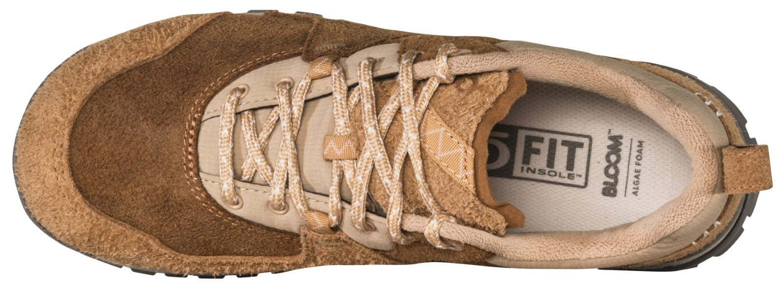 Oboz Women's Emma Low Suede Sneaker. - Amber Sunrise Top
