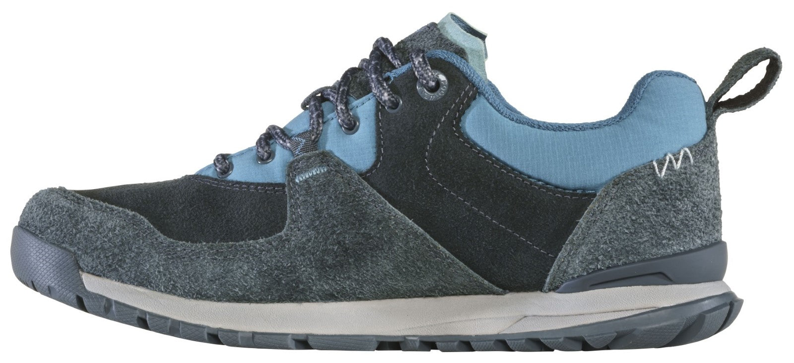 Oboz Women's Emma Low Suede Sneaker. - Dark Blue Inside
