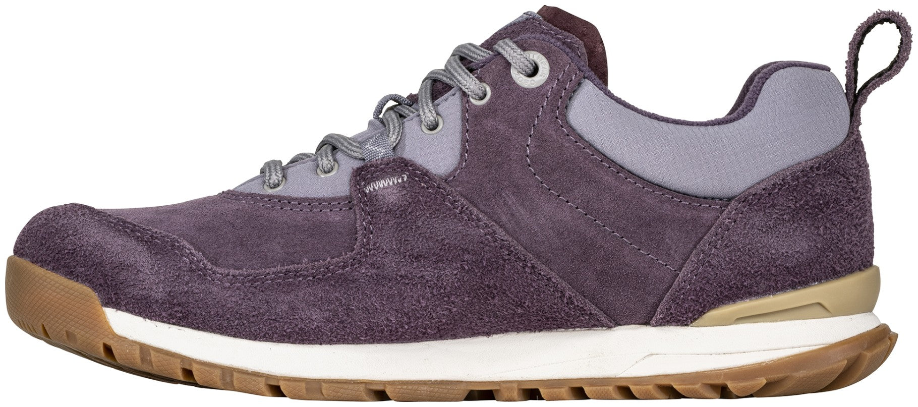 Oboz Women's Emma Low Suede Sneaker. - Desert Plum Inside