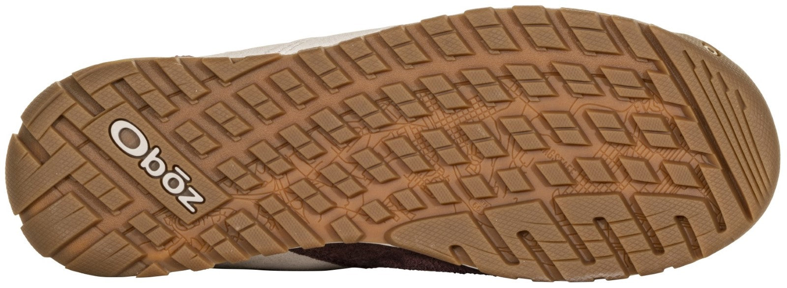 Oboz Women's Emma Low Suede Sneaker. - Dusty Rose Bottom