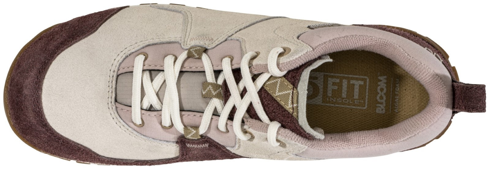 Oboz Women's Emma Low Suede Sneaker. - Dusty Rose Top