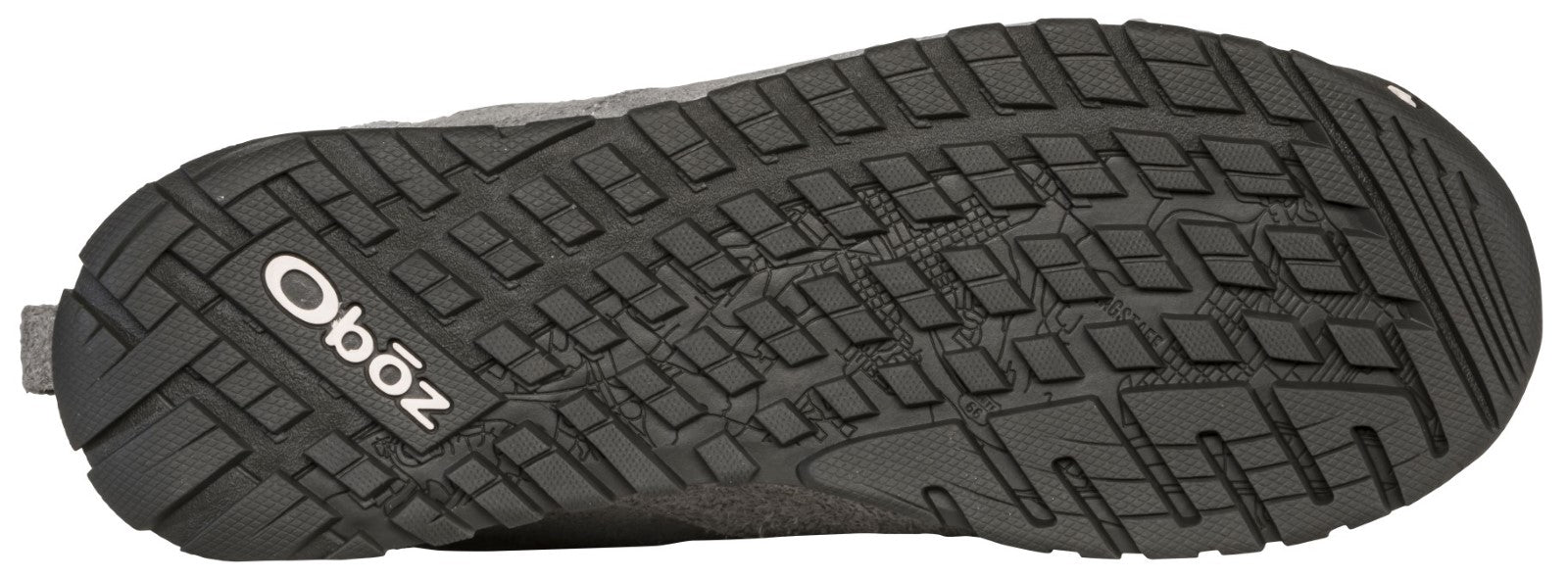 Oboz Women's Emma Low Suede Sneaker. - Lunar Rock Bottom