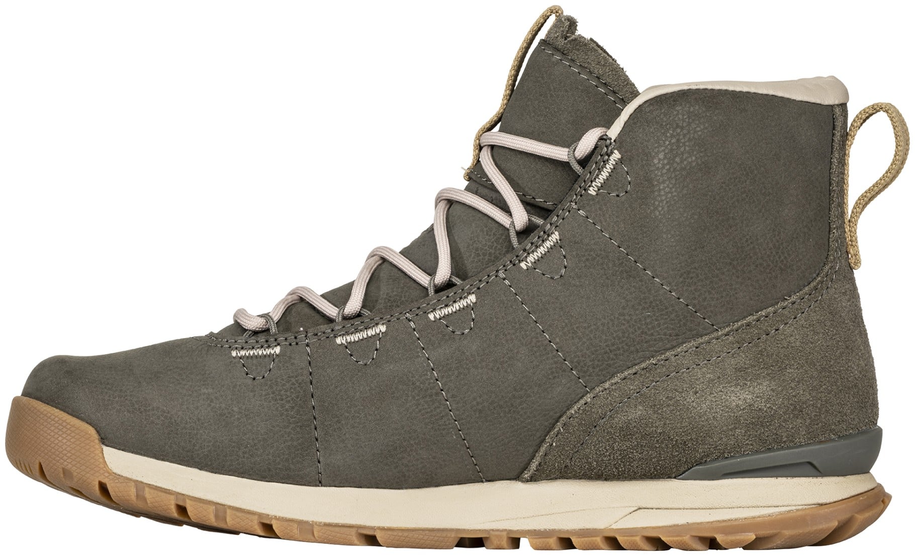 Oboz Women's Hazel Mid Leather Hiking Boots - Olive Branch Inside