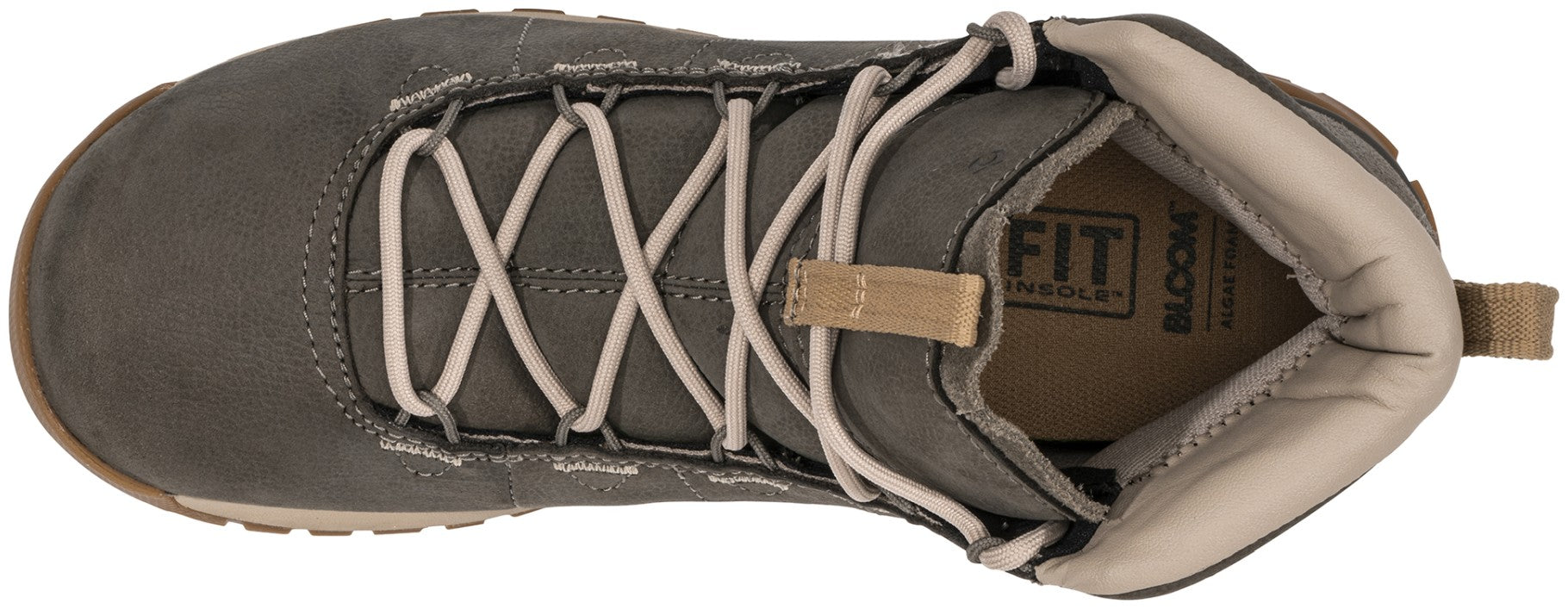 Oboz Women's Hazel Mid Leather Hiking Boots - Olive Branch Top