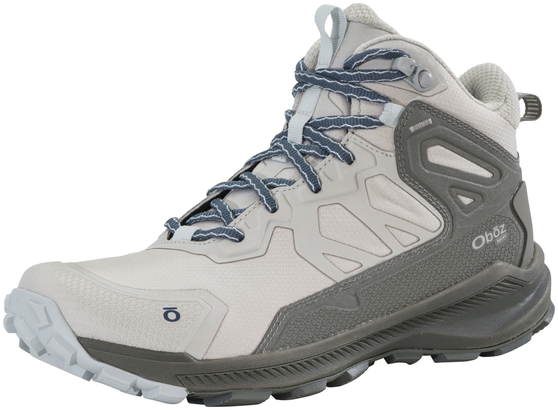 Oboz Women's Katabatic Mid Waterproof Hiking Shoe - Drizzle Angle main