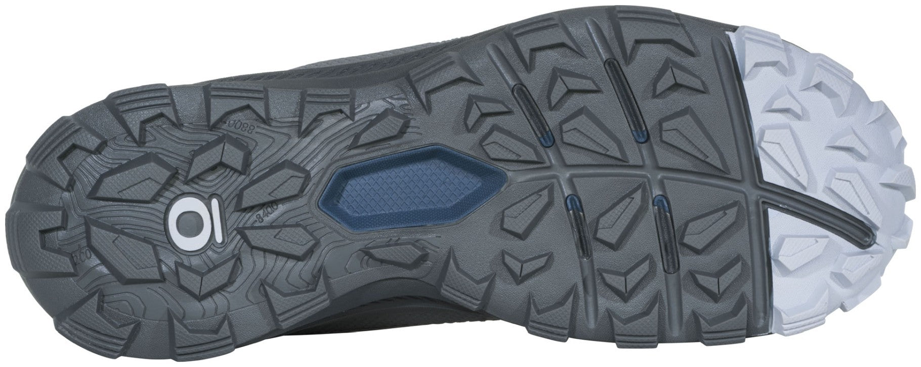 Oboz Women's Katabatic Mid Waterproof Hiking Shoe - Drizzle Bottom