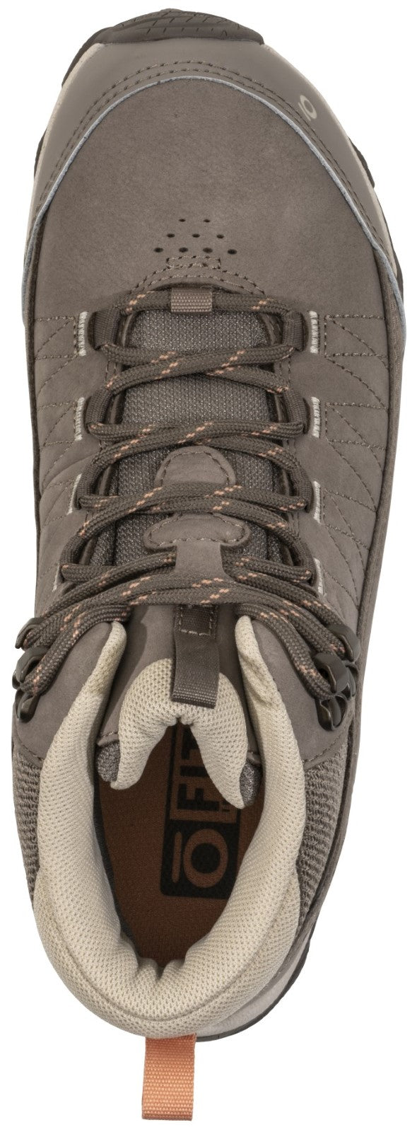 Oboz Women's Ousel Mid B-dry Hiking Shoe - Cinder Stone Top