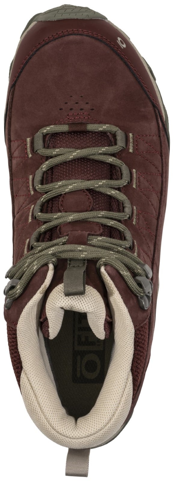 Oboz Women's Ousel Mid B-dry Hiking Shoe - Port Top
