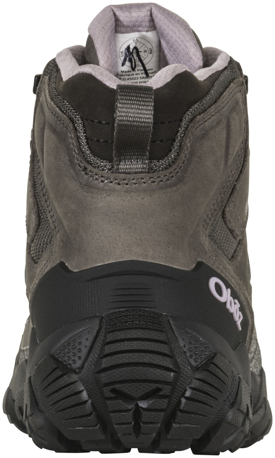 Oboz Sawtooth X Mid Waterproof Women's Boot - Charcoal Back