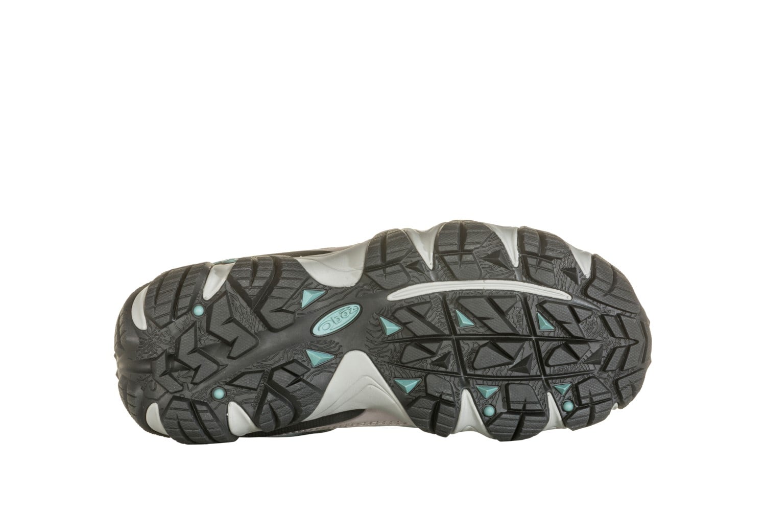 Oboz Women's Sawtooth II Low Waterproof Shoe - W Sawtooth II Low B DRY Mineral Blue btm