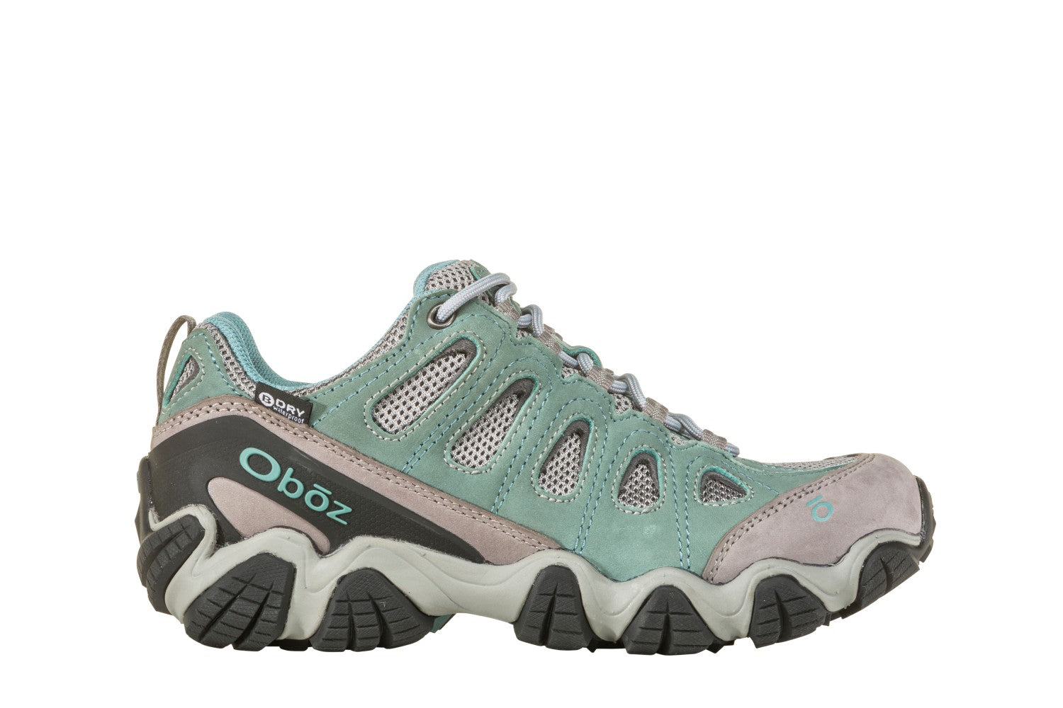 Oboz Women's Sawtooth II Low Waterproof Shoe - W Sawtooth II Low B DRY Mineral Blue side