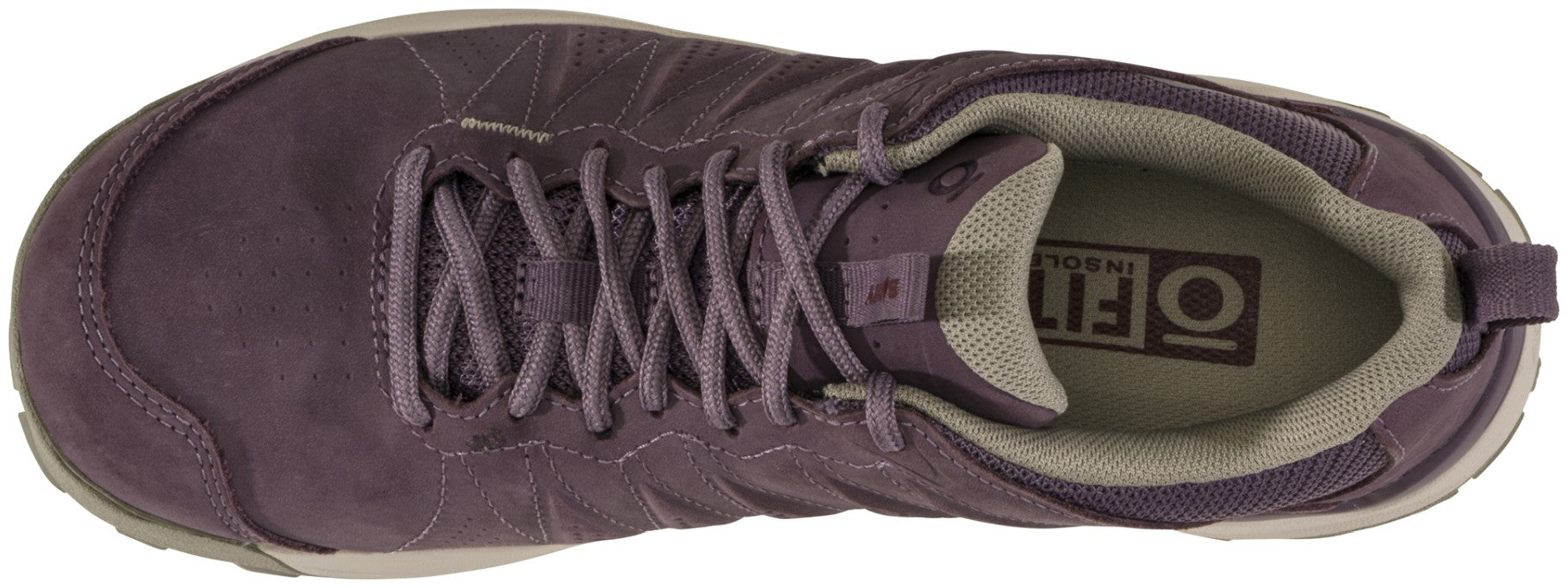 Oboz Sypes Low Leather Waterproof Women's Shoe - Desert Plum Top