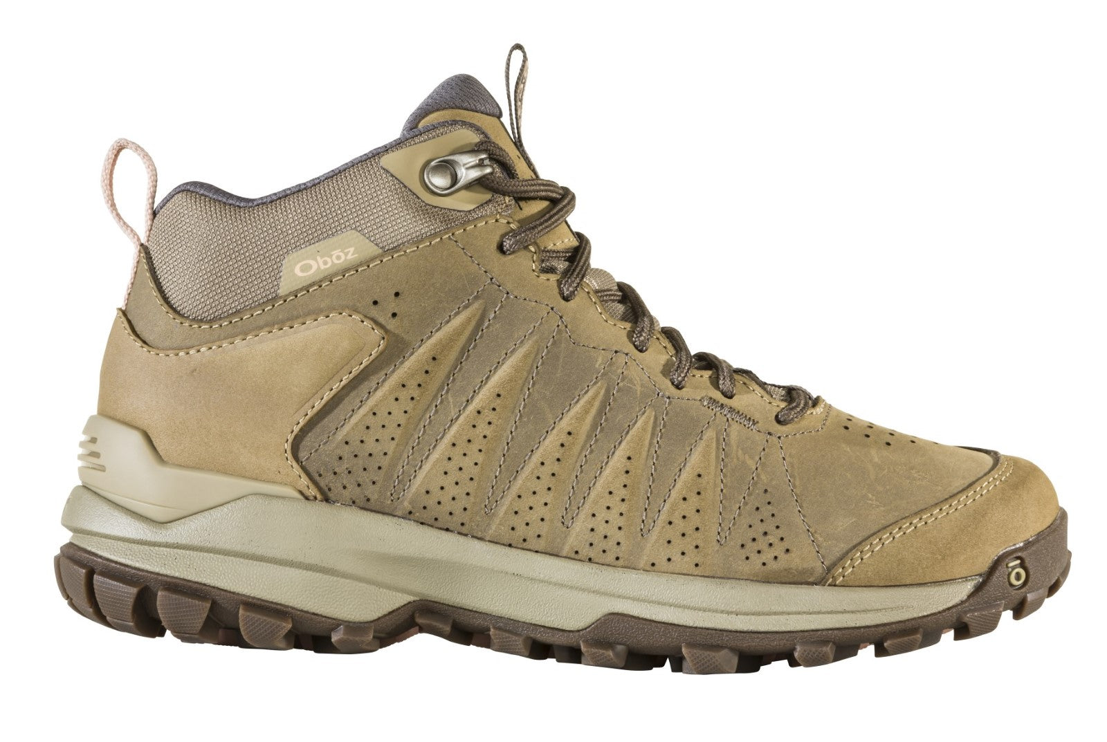 Oboz Sypes Mid Leather Waterproof Women's Boot - Camel Outside