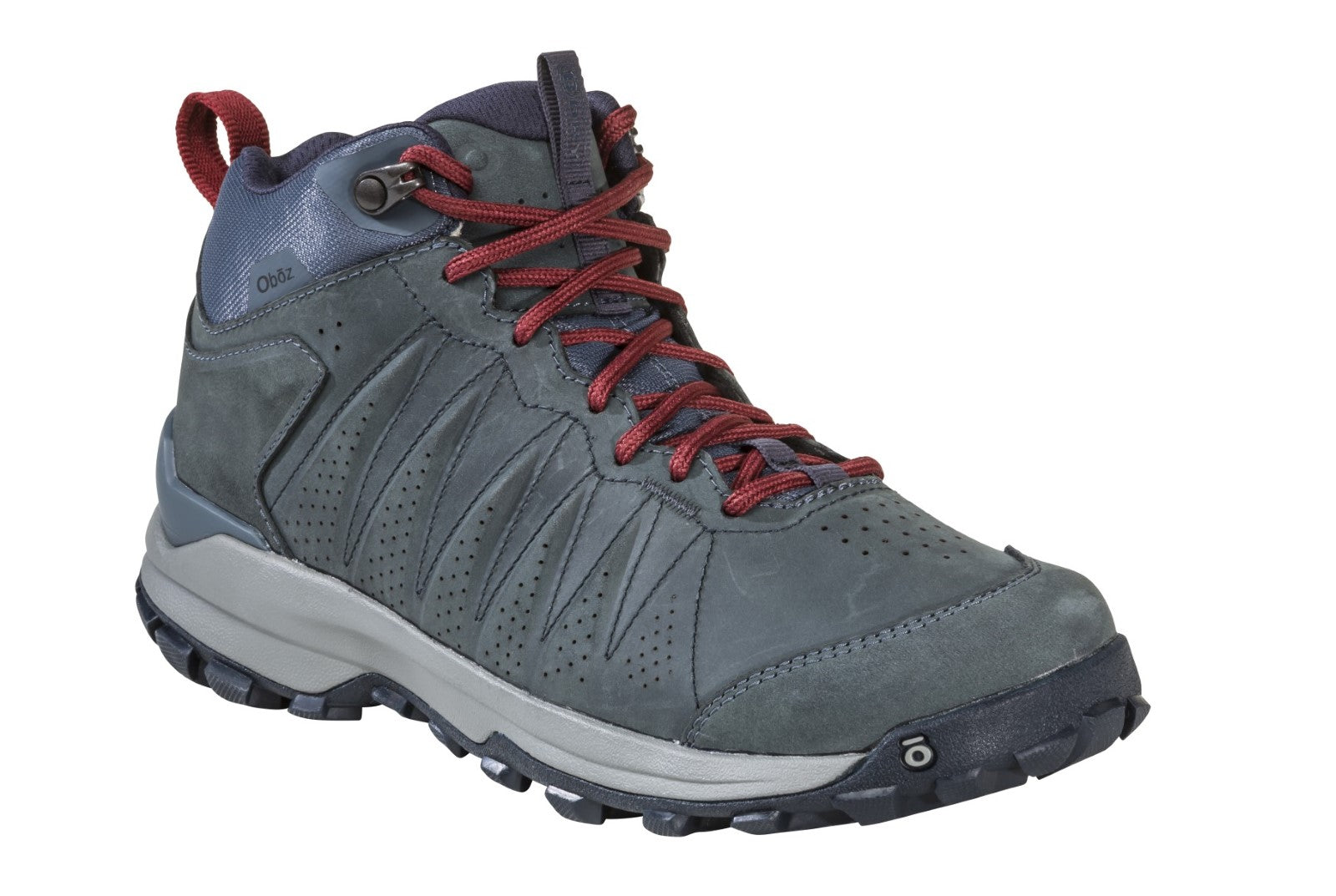 Oboz Sypes Mid Leather Waterproof Women's Boot - Slate Angle main
