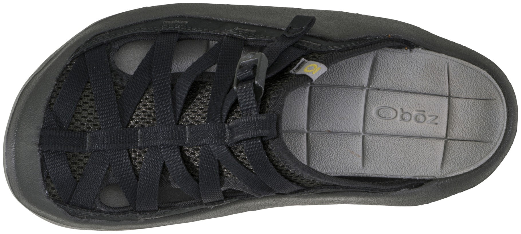 Oboz Whakata Ease Women's Eco-Friendly Vegan Sports Sandals - Black Sea Top