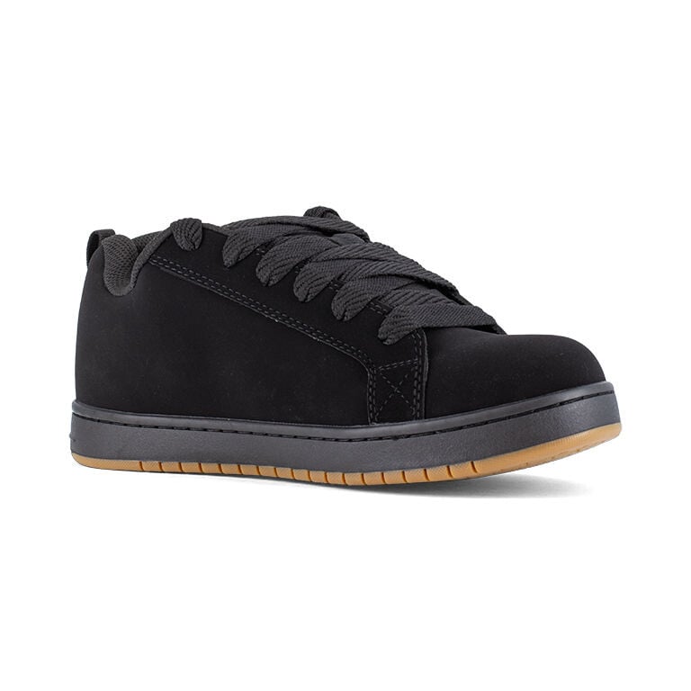 DC Men's DC60105 Black Camo and Gum Court Graffik Work Composite Toe Lifestyle - Black Camo and Gum - view 07