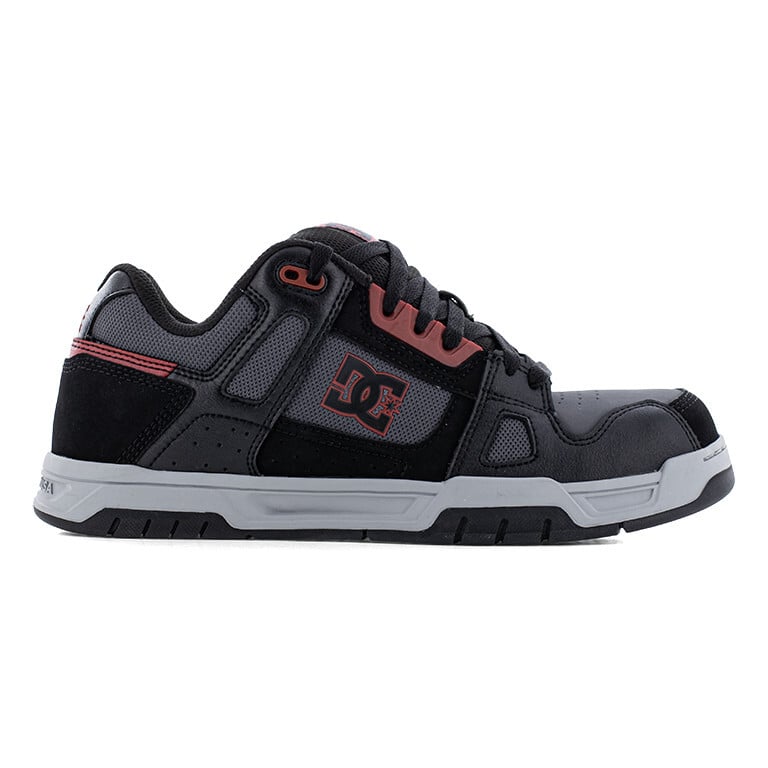 DC Men's DC60503 Black, Gray, and Red Stag Work Composite Toe Lifestyle - Black, Gray, and Red - view 01