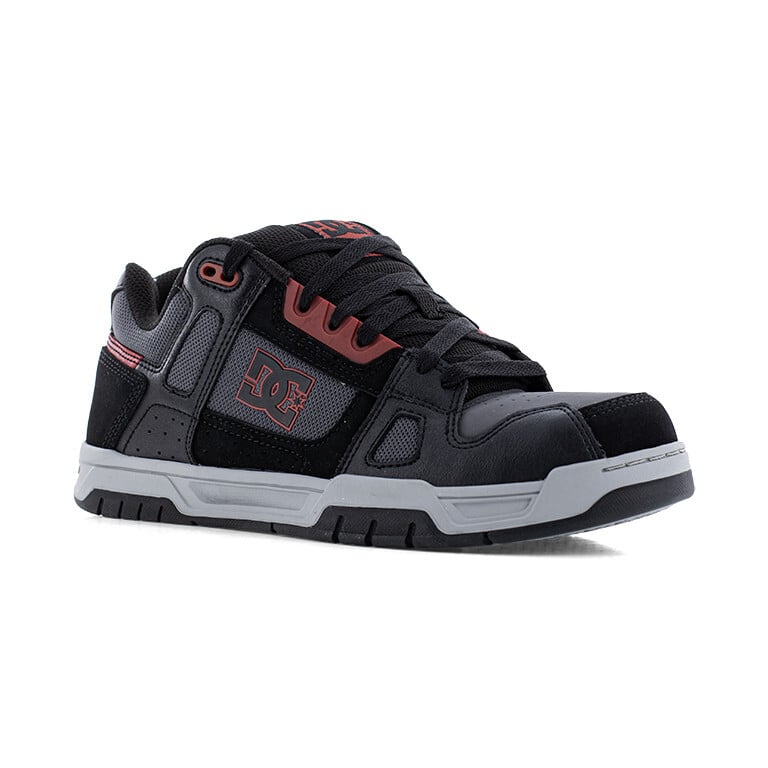 DC Men's DC60503 Black, Gray, and Red Stag Work Composite Toe Lifestyle - Black, Gray, and Red - view 02