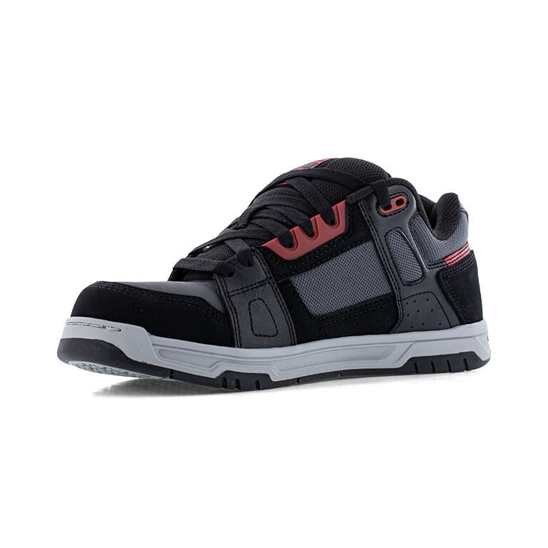 DC Men's DC60503 Black, Gray, and Red Stag Work Composite Toe Lifestyle - Black, Gray, and Red - view 03