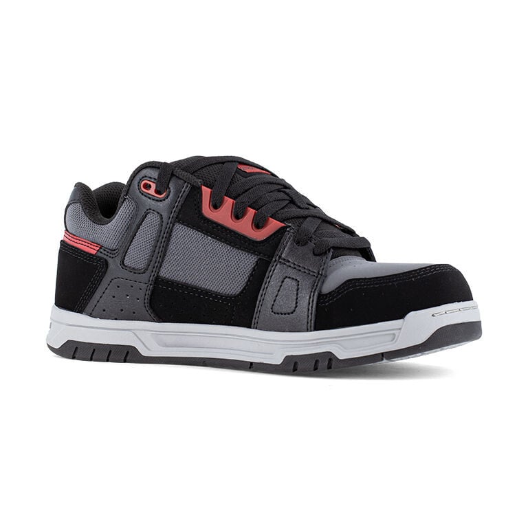 DC Men's DC60503 Black, Gray, and Red Stag Work Composite Toe Lifestyle - Black, Gray, and Red - view 07