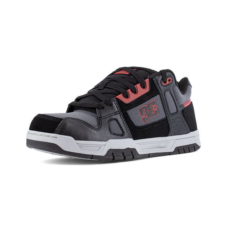 DC Men's DC60503 Black, Gray, and Red Stag Work Composite Toe Lifestyle - Black, Gray, and Red - view 08