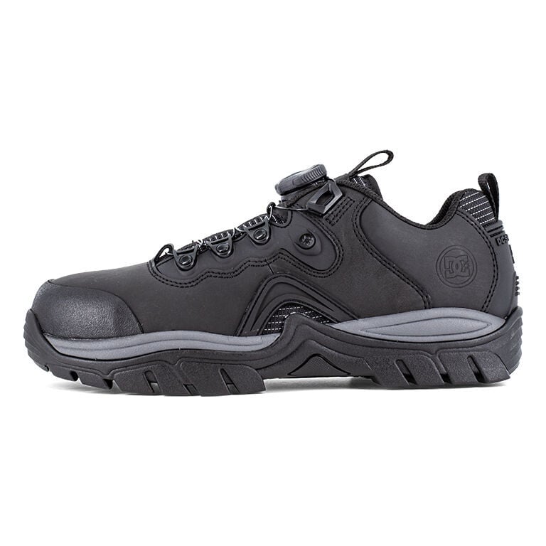DC Men's DC60701 Black and Dark Gray Navigator Work Composite Toe Lifestyle - Black and Dark Gray - view 09