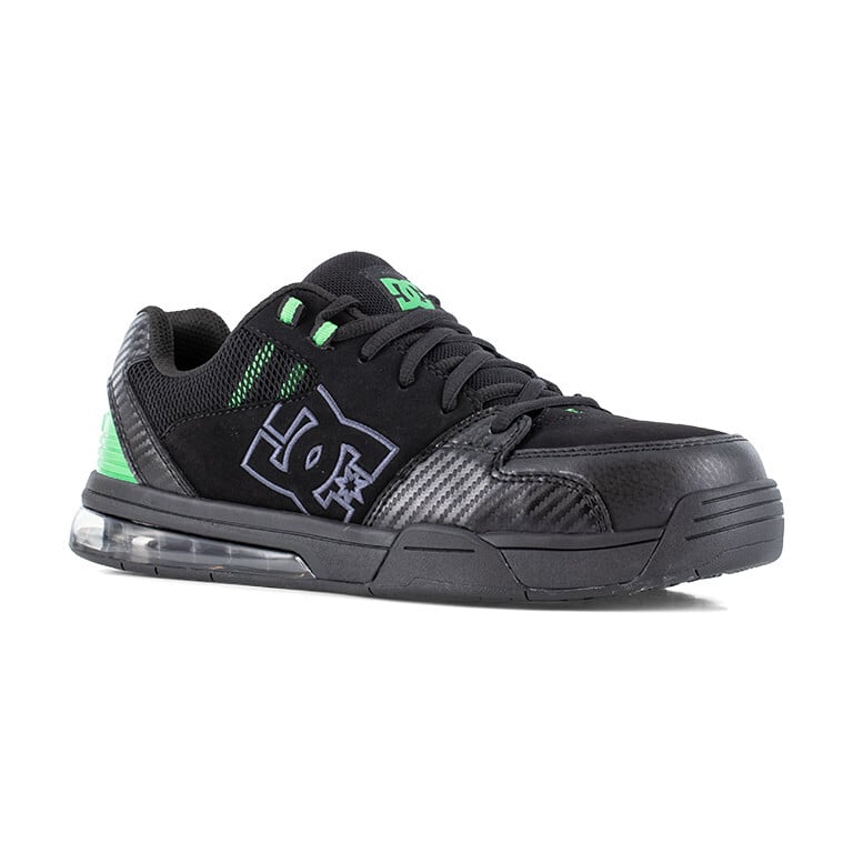 DC Men's DC60802 Black and Green Versatile Work Composite Toe Lifestyle - Black and Green - view 02