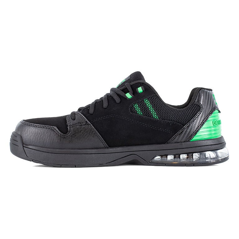 DC Men's DC60802 Black and Green Versatile Work Composite Toe Lifestyle - Black and Green - view 04